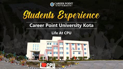 Students Experience At Career Point University Kota Life At Cpu Youtube