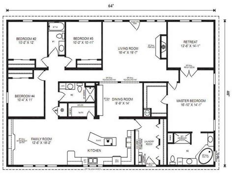 Ranch Floor Plans With 2 Master Suites