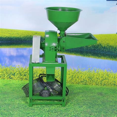 Multifunctional Small Scale Grain Wheat Rice Maize Corn Bean Milling Grinding Crushing Home Uses