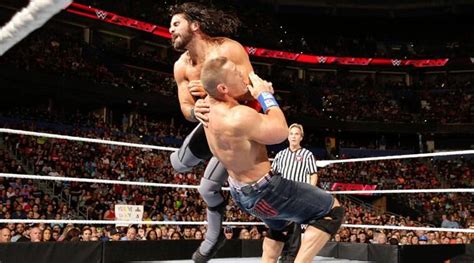 Wwe Raw 2016 Results Seth Rollins The Club Take Down John Cena And