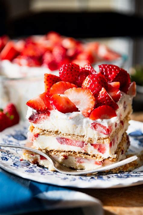 Strawberry Cream Cheese Icebox Cake The Seasoned Mom