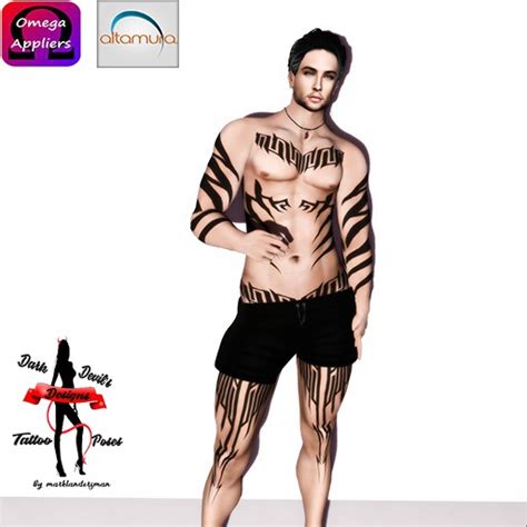 Second Life Marketplace - Renji Abarai Tattoo for Omega and Altamura BOXED