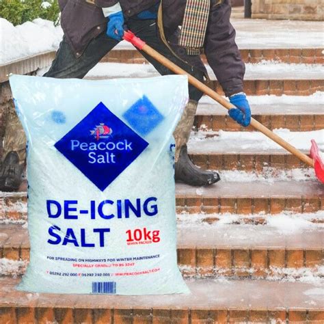 Kg Winter Wizard De Icing Salt White Grit Rock Salt Snow And Ice