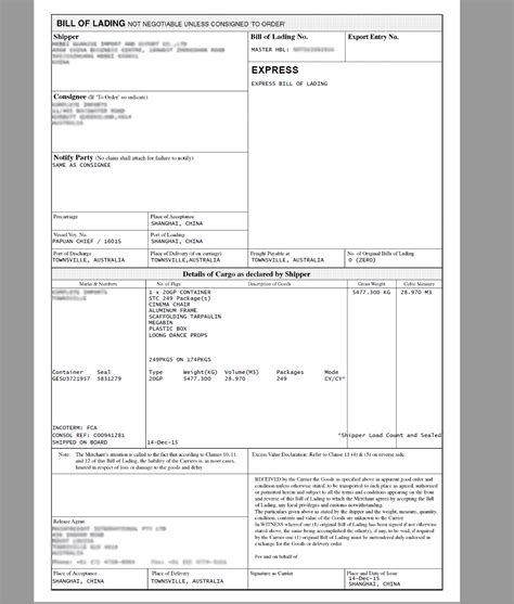 Bill Of Lading Meaning And Types Used In Global Trade Incodocs