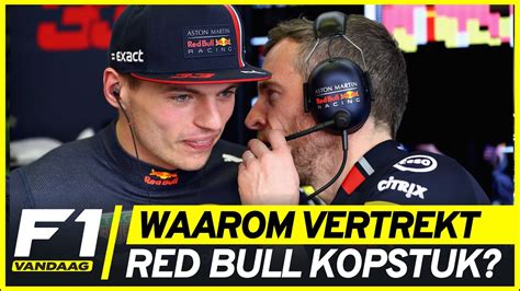 Verstappen Ziet Belangrijk Kopstuk Vertrekken Bij Red Bull Racing F1