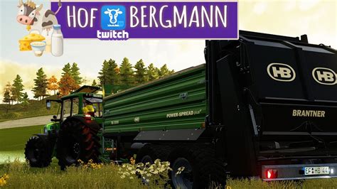 LS22 HOF BERGMANN 42 TWITCH LP Kompost ausbringen für unsere Wiese