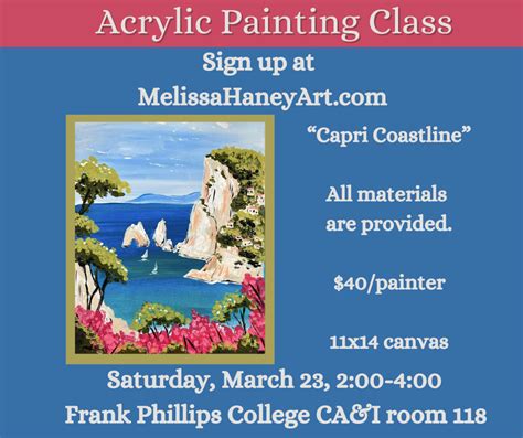 Painting Class At Frank Phillips College Borger