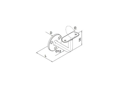 Handrail Bracket Stainless Steel Highco Metal