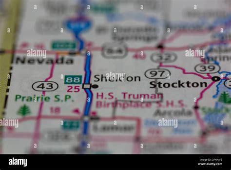 Map Of Sheldon Missouri Hi Res Stock Photography And Images Alamy