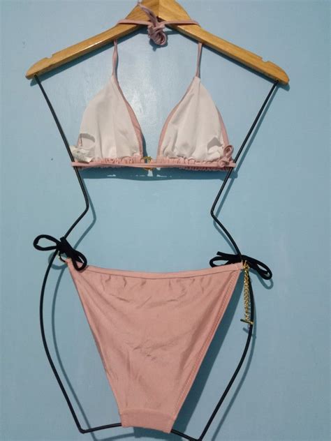 Champagne STRING BIKINI S M PADDED Women S Fashion Swimwear Bikinis Swimsuits On Carousell