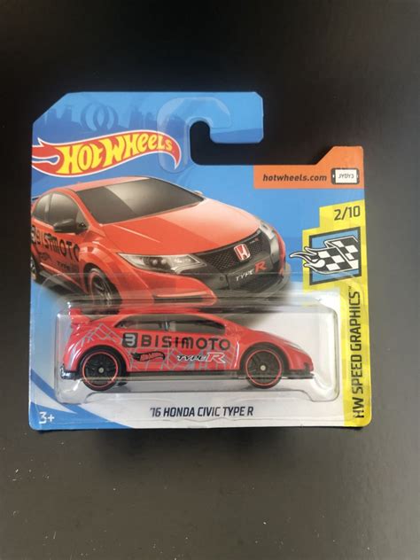 Hot Wheels Honda Civic Type R Hw Speed Graphics Fjw No Blister Paladino Leil Es