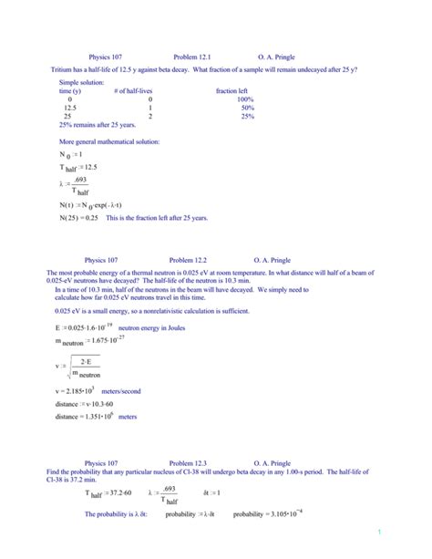 Chapter 12 Homework