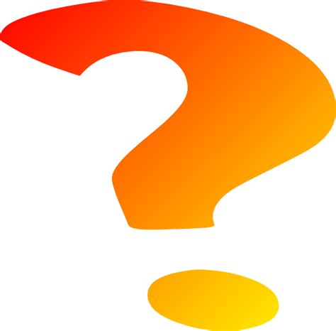 Orange Question Mark Clip Art Clip Art Library