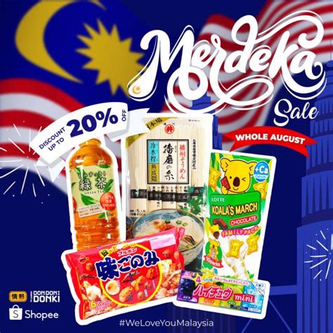 Donki Shopee Merdeka Sale Discount Up To Off Aug Aug