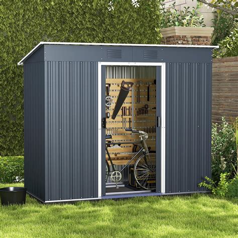 Amazon IRONMAX Outdoor Storage Shed With Floor 6 X 3 FT