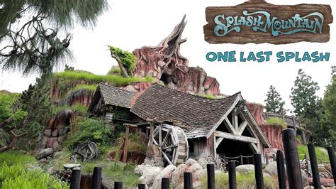 One Last Splash The Last Day Of Splash Mountain Pov Youtube