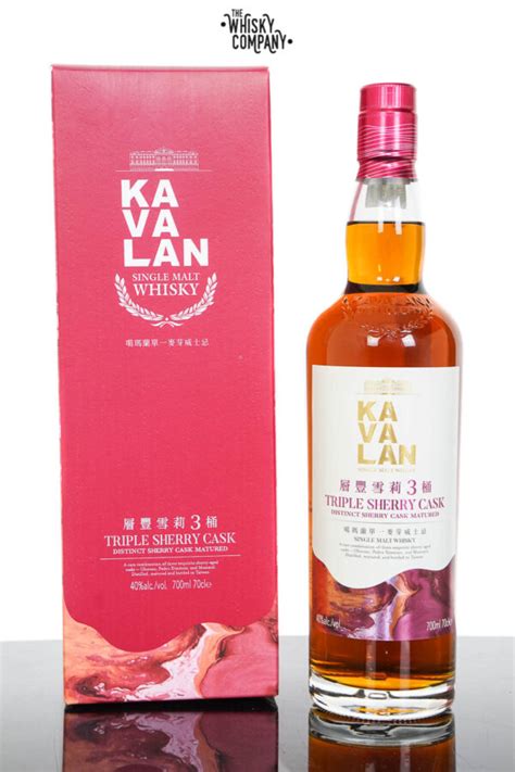 Kavalan Triple Sherry Matured Taiwanese Single Malt Whisky 700ml 4U