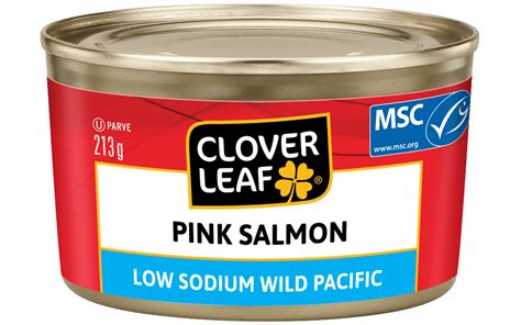 Low Sodium Pink Salmon Clover Leaf
