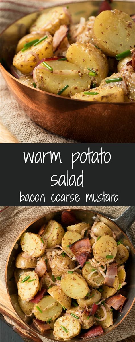 Warm Potato Salad With Bacon And Coarse Mustard Glebe Kitchen