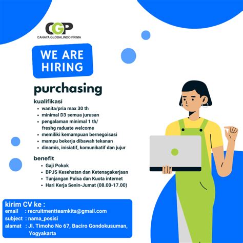 Lowongan Kerja Purchasing Video Editor Di PT Cahaya Globalindo Prima