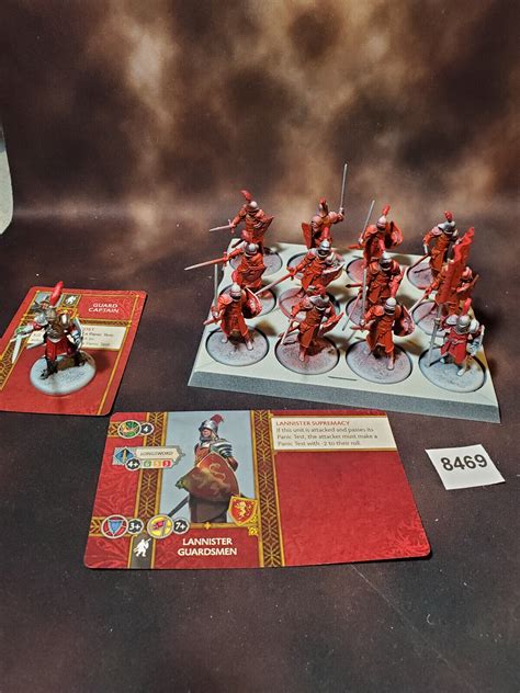 Asoiaf Song Of Ice And Fire Cmon Lannister Guardsmen Ebay