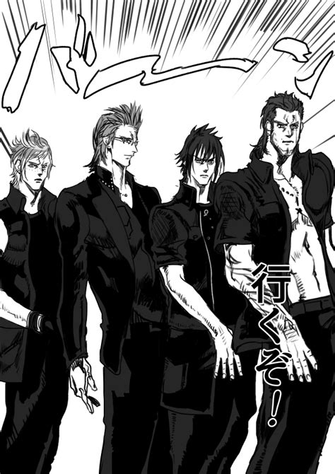 Noctis Lucis Caelum Gladiolus Amicitia Prompto Argentum And Ignis