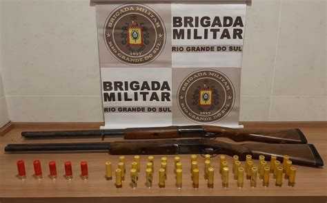 Brigada Militar Prende Homens Por Porte Ilegal De Arma De Fogo Em