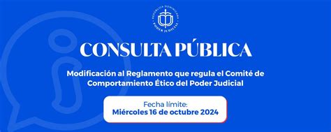 Pleno De La Scj Env A A Consulta P Blica Modificaci N Del Reglamento