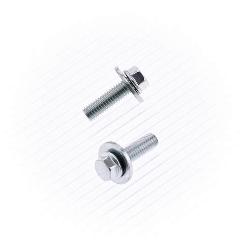 M6 8mm Hex Flange Bolts With Washer Bolt Motorcycle Hardware