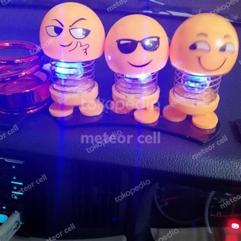 Jual Led Emoji Boneka Per Goyang Lampu Led Emoticon Emoji Spring Doll