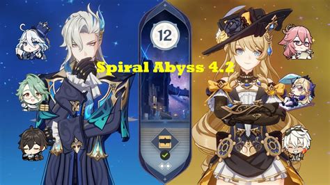 Neuvillette Furina Team And Navia Overloaded Spiral Abyss 42 Floor 12