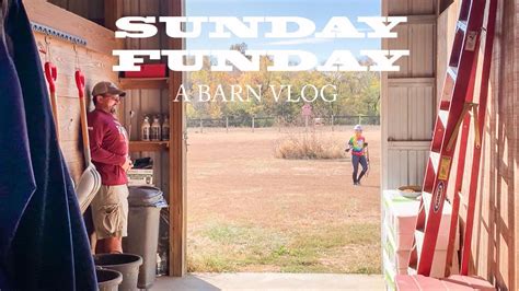 SUNDAY FUNDAY BARN VLOG YouTube