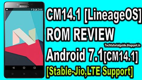 Android Nougat Cm Rom Review Youtube