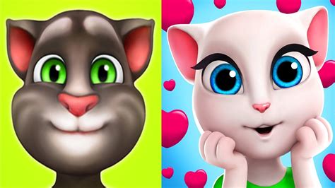 My Talking Tom And Angela Baby Gameplay Great Makeover Game For