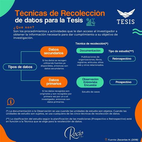 Técnicas De Recolección De Datos Para La Tesis Tesis Contaduria