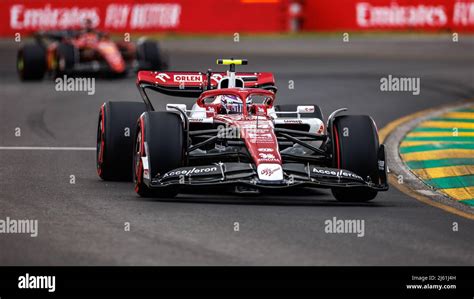 Albert Park Grand Prix Circuit Melbourne Australia 09 Apr 2022 Zhou