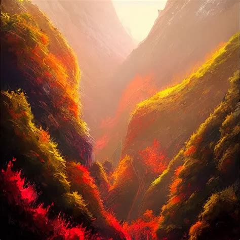 Tianzi Shan Mountain Peak By Anato Finnstark By Stable Diffusion