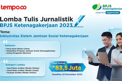 Bpjs Ketenagakerjaan Kembali Gelar Lomba Karya Tulis Jurnalistik