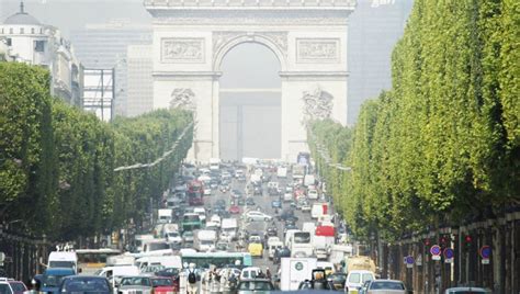 Île de France avec l épisode de pollution à l ozone vitesse réduite