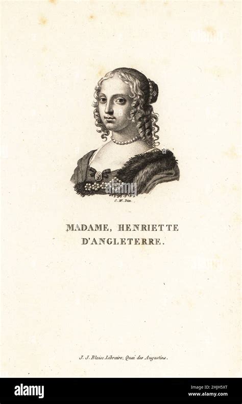 Henrietta Anne Of England Duchess Of Orleans 1644 1670 Daughter Of