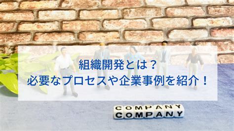 組織開発とは？必要なプロセスや企業事例を紹介！コラム｜株式会社recomo