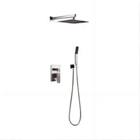 Lukvuzo Spray With Gpm In Square Wall Mounted Dual Shower Head