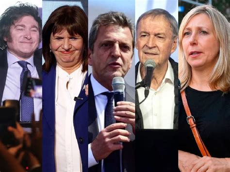 Elecciones 2023 Una Por Una Cómo Son Las Boletas De Los Cinco Candidatos A Presidente Radio