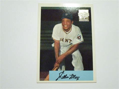 Topps Commemorative Set Reprint Willie Mays Card Ebay