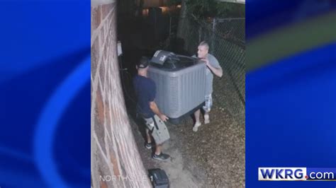 Video Men Caught Stealing Ac Unit For A Second Time Mobile Police Wkrg