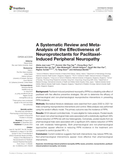 PDF A Systematic Review And Meta Analysis Of The Effectiveness Of