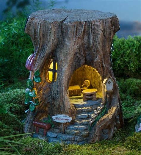 15 Excellent Tree Trunk Ideas To Decorate Your Garden - The ART in LIFE