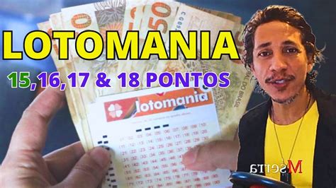 LOTOMANIA É COISA DE MALUCO TÉCNICA PARA ACERTAR NA LOTOMANIA 15 16 17