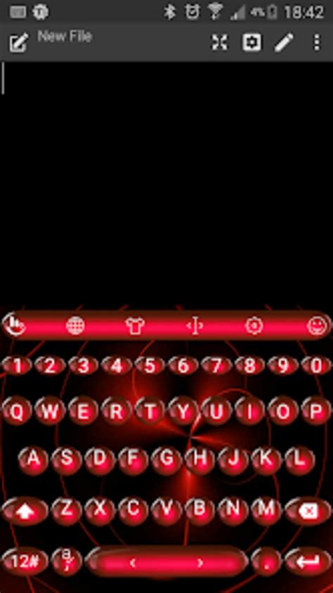 Keyboard Theme Spheres Red สำหรับ Android ดาวน์โหลด