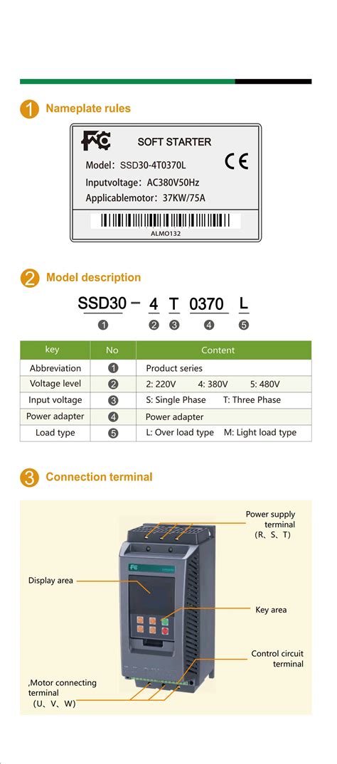 Kw Kw Built In Bypass Motor Soft Starter Ac Motor Soft Starter